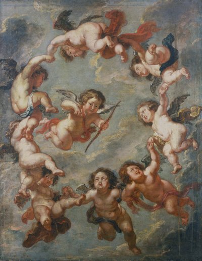 Putti: una decorazione del soffitto da Peter Paul Rubens